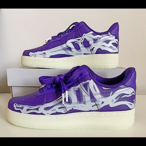 Nike Air Force 1❌SOLD🎁 AF1 07 Skeletons WMNS size 7 NEW - Picture 6 of 10